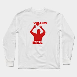 VOLLEYBALL SETTER COOL VOLLEYBALL PLAYER shirt GIFT FOR SON / FRIEND red Long Sleeve T-Shirt